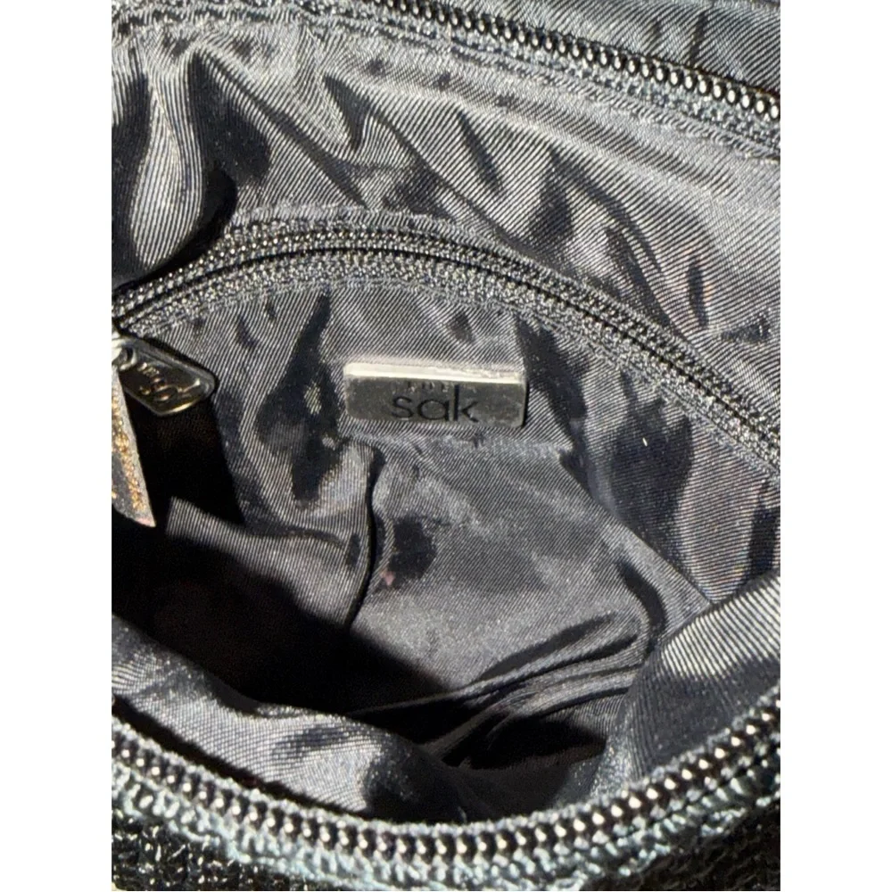 THE SAK Small Y2K Black Crochet Crossbody - Picture 6 of 10